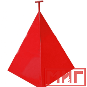 Фото 36 - Пожарная пирамида для пожарного гидранта 950x950x1150 (Четырехгранная).